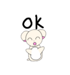 ハムスター まろん＆るびぃのスタンプ（個別スタンプ：6）