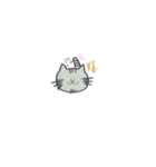 小さめ手描きにゃん′s（個別スタンプ：3）
