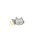 小さめ手描きにゃん′s（個別スタンプ：6）