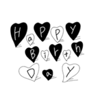 手書き文字で気持ちを伝えちゃうスタンプ（個別スタンプ：3）