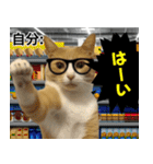 ⚫猫とミームで会話⭐40匹セット！！（個別スタンプ：5）