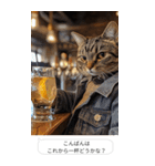 アル中酒クズ猫｜飲み会・飲みに誘う（個別スタンプ：11）