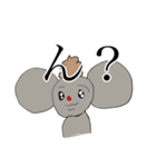 ネズミのうんちゅ（個別スタンプ：1）