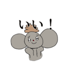 ネズミのうんちゅ（個別スタンプ：3）