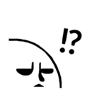 [りがお絵]どんより顔（個別スタンプ：39）