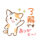 想いを結ぶ♡結び猫（個別スタンプ：9）