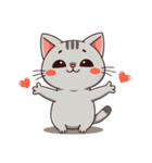 猫のラフィ（個別スタンプ：18）