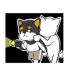 ねえねえ教えてくれる？って黒柴犬が聞く（個別スタンプ：11）