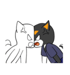 ねえねえ教えてくれる？って黒柴犬が聞く（個別スタンプ：16）