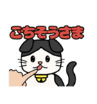 たれ耳猫のスタンプ（個別スタンプ：8）