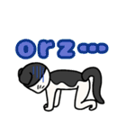 たれ耳猫のスタンプ（個別スタンプ：18）
