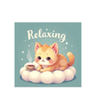 猫に色々スタンプ（個別スタンプ：3）