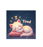 猫に色々スタンプ（個別スタンプ：5）