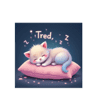 猫に色々スタンプ（個別スタンプ：6）