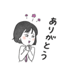 マカロン先生 ゆるっとスタンプ（個別スタンプ：4）