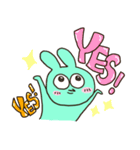 ずっ友うさぎ（個別スタンプ：1）