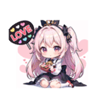 AI イラスト 愛 24（個別スタンプ：7）