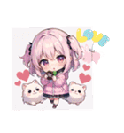 AI イラスト 愛 24（個別スタンプ：18）