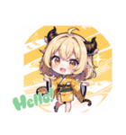 AI イラスト 愛 24（個別スタンプ：19）
