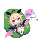 AI イラスト 愛 24（個別スタンプ：33）