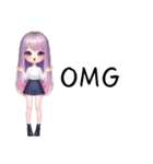 ダンサースタンプ(OL⑤)（個別スタンプ：13）