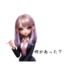 ダンサースタンプ(OL⑤)（個別スタンプ：14）