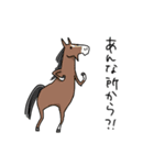 競馬を楽しむ馬5（個別スタンプ：21）