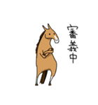 競馬を楽しむ馬5（個別スタンプ：24）