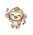 サルのサトちゃん（個別スタンプ：6）