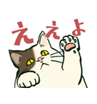 【関西弁】猫♡えぶりでい！伝われ！やで（個別スタンプ：1）