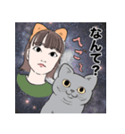 大橋彩香×ねこに転生したおじさん（個別スタンプ：2）