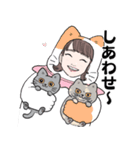 大橋彩香×ねこに転生したおじさん（個別スタンプ：9）