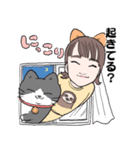 大橋彩香×ねこに転生したおじさん（個別スタンプ：15）