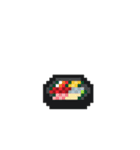 ごはんとドット絵（個別スタンプ：7）