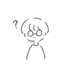 丸メガネさん（個別スタンプ：4）
