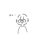 丸メガネさん（個別スタンプ：5）