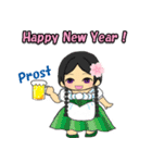 桜の一年中使える挨拶★ワールド編（個別スタンプ：20）