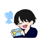 ゆるめの男女スタンプ（個別スタンプ：8）