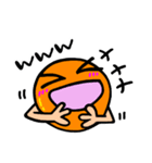 毎日使える日常会話のオレンジボール1（個別スタンプ：20）
