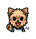 ヨークシャテリアちゃん（個別スタンプ：5）