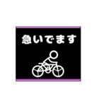 動く 顔文字 白色 004（個別スタンプ：5）