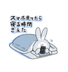 はたらきたくないうさぎ（個別スタンプ：15）