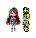 仮装女子 ちびキャラお仕事編+ファンタジー（個別スタンプ：10）
