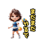 仮装女子 ちびキャラお仕事編+ファンタジー（個別スタンプ：24）