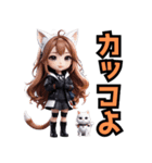 仮装女子 ちびキャラお仕事編+ファンタジー（個別スタンプ：39）