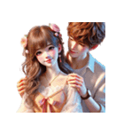 甘い愛/愛について語る/深い愛/良い気分（個別スタンプ：2）