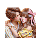 甘い愛/愛について語る/深い愛/良い気分（個別スタンプ：3）