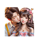 甘い愛/愛について語る/深い愛/良い気分（個別スタンプ：6）