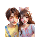 甘い愛/愛について語る/深い愛/良い気分（個別スタンプ：15）