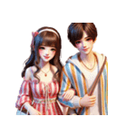 甘い愛/愛について語る/深い愛/良い気分（個別スタンプ：30）